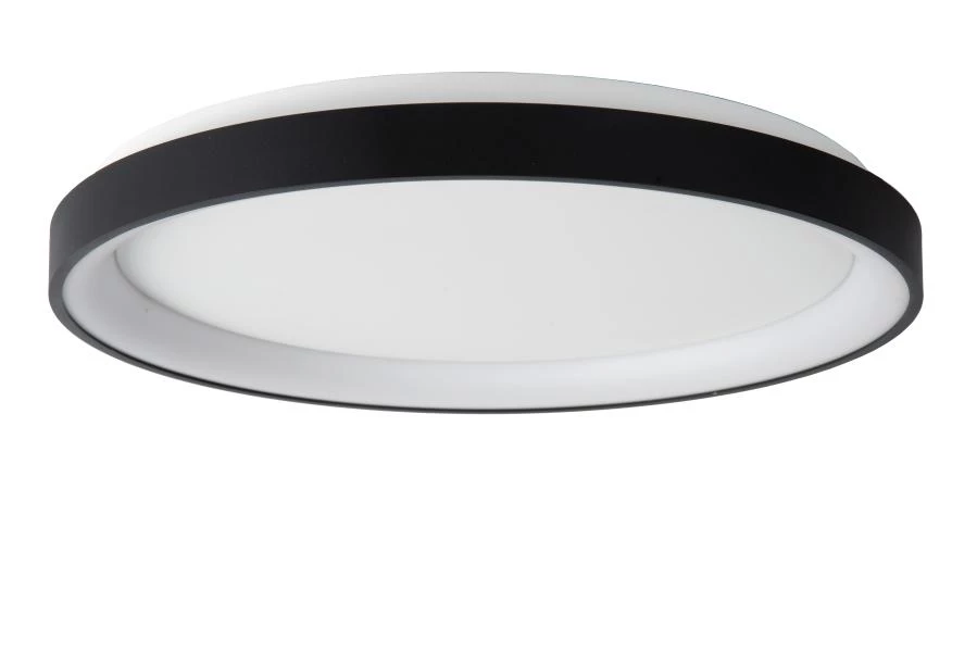 Lucide VIDAL - Plafonnière - Ø 48 cm - LED Dimb. - 1x38W 2700K - Zwart - uit